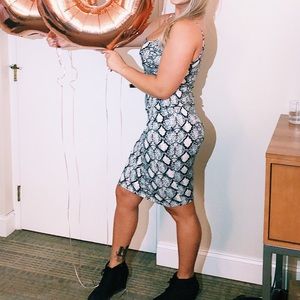 Snake Print Two-Piece